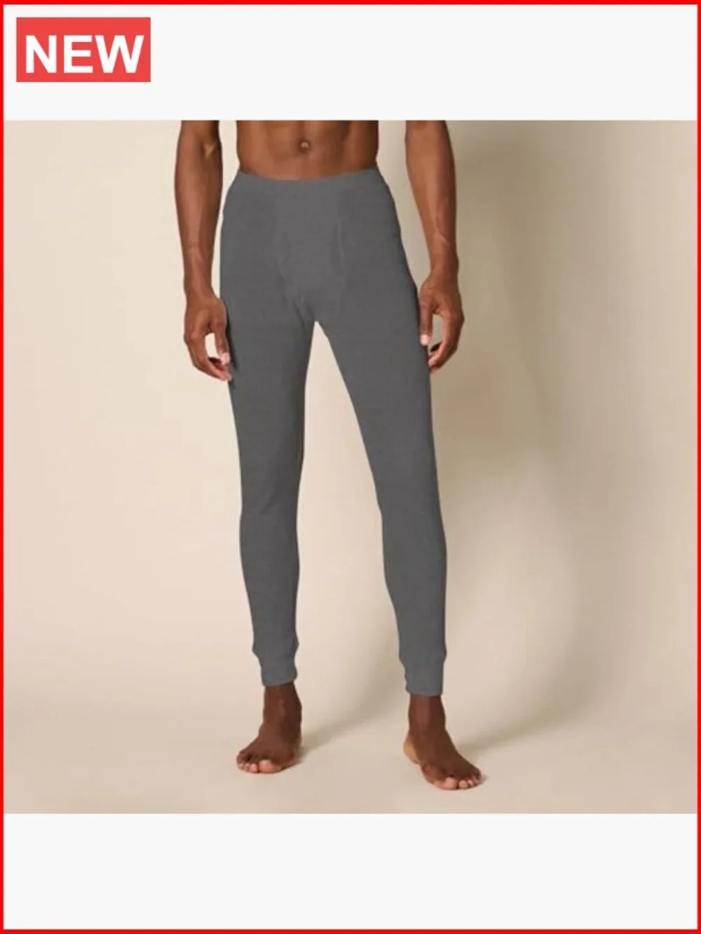 Men's Thermal Waffle Knit Long Johns Underwear Set Cold Weather